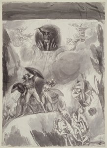 Fall of the Rebel Angels, 1790 by George Romney